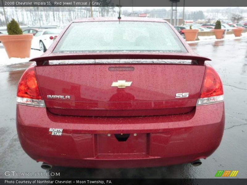 Red Jewel Tintcoat / Gray 2008 Chevrolet Impala SS