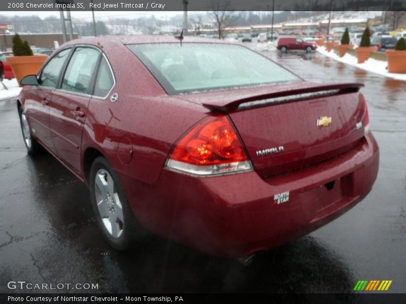 Red Jewel Tintcoat / Gray 2008 Chevrolet Impala SS