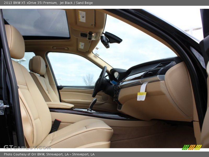 Jet Black / Sand Beige 2013 BMW X5 xDrive 35i Premium