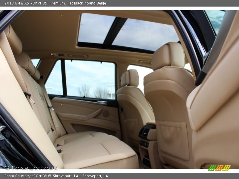 Jet Black / Sand Beige 2013 BMW X5 xDrive 35i Premium