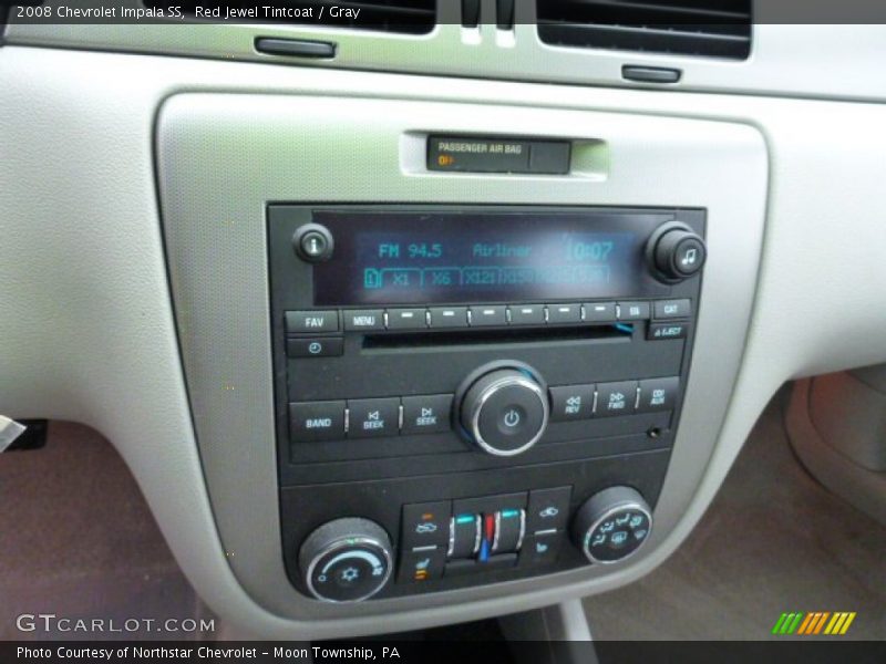 Red Jewel Tintcoat / Gray 2008 Chevrolet Impala SS