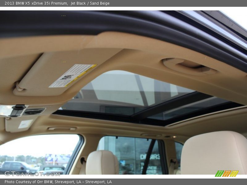 Sunroof of 2013 X5 xDrive 35i Premium