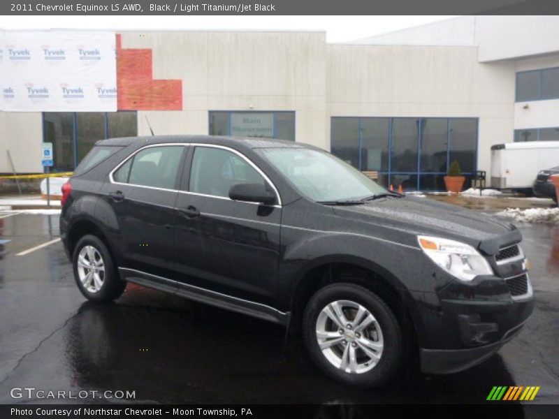 Black / Light Titanium/Jet Black 2011 Chevrolet Equinox LS AWD