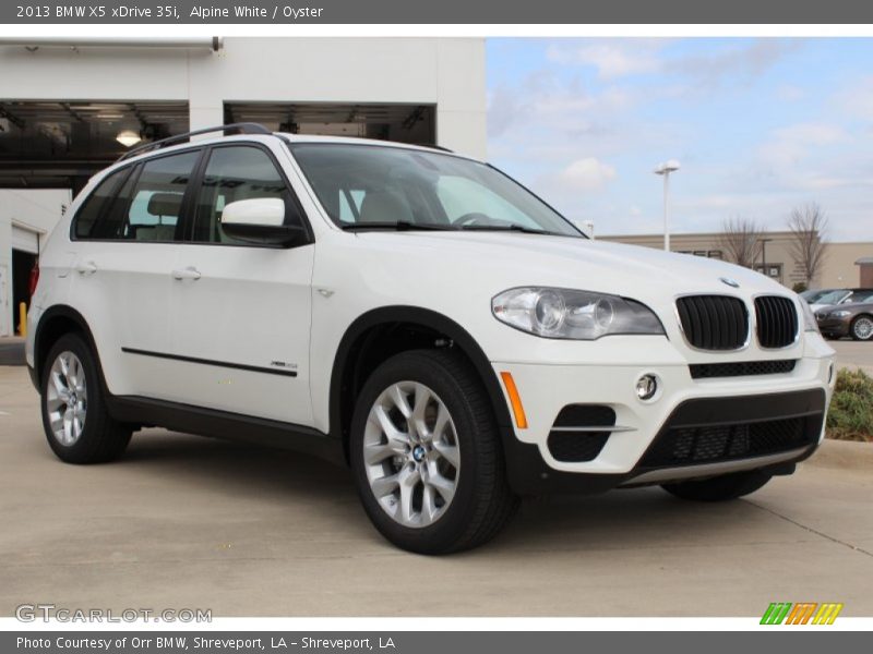 Alpine White / Oyster 2013 BMW X5 xDrive 35i