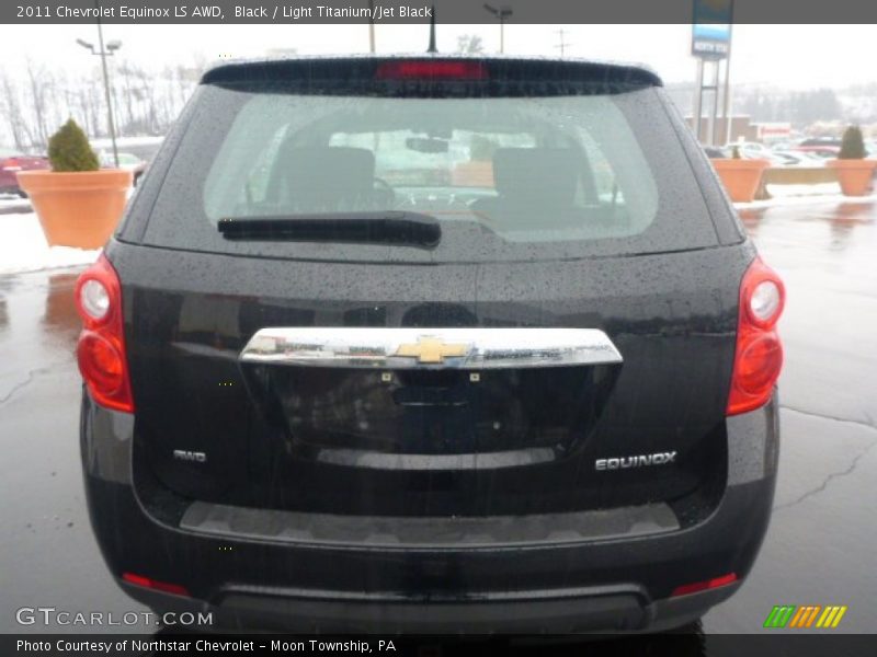 Black / Light Titanium/Jet Black 2011 Chevrolet Equinox LS AWD