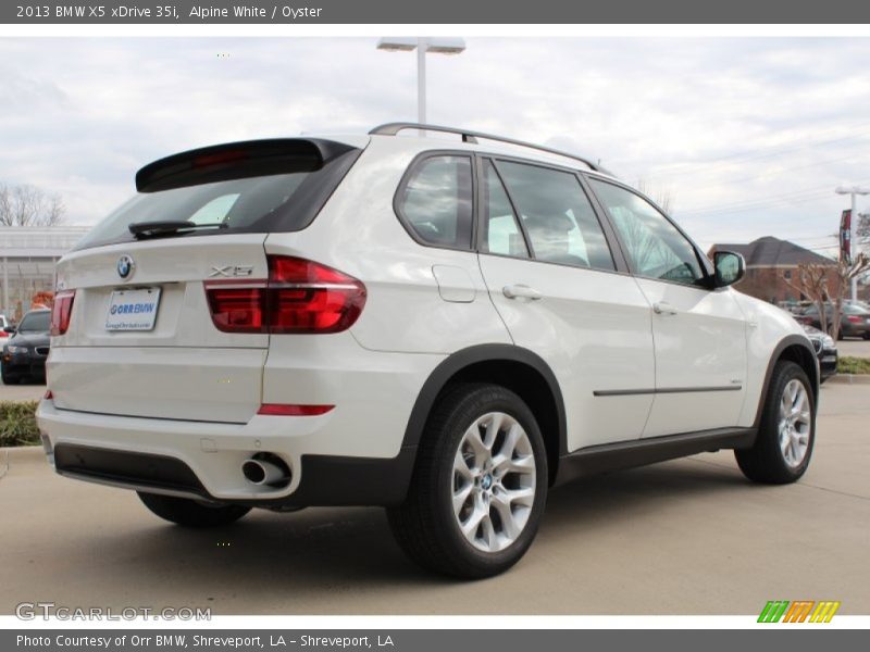 Alpine White / Oyster 2013 BMW X5 xDrive 35i