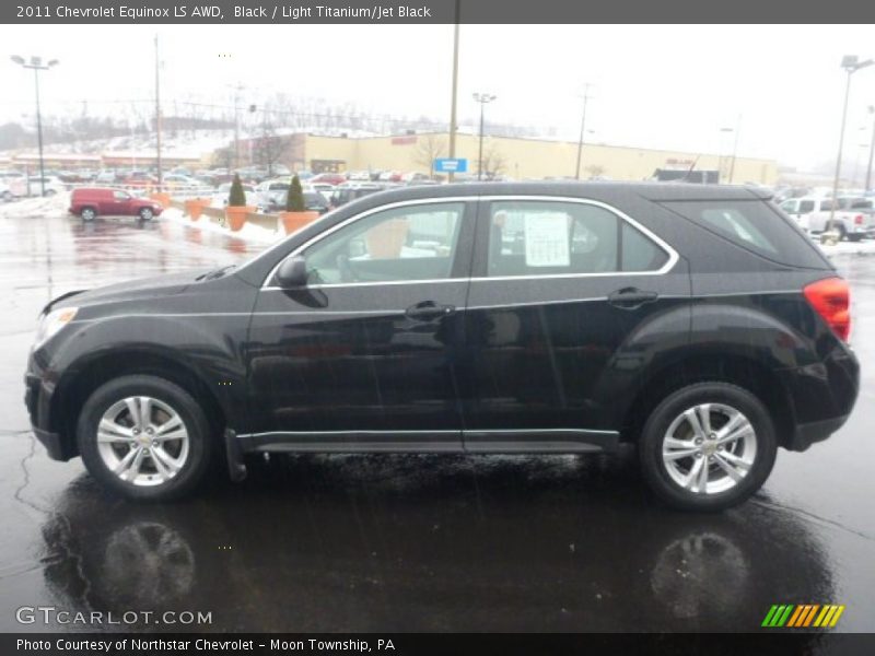 Black / Light Titanium/Jet Black 2011 Chevrolet Equinox LS AWD