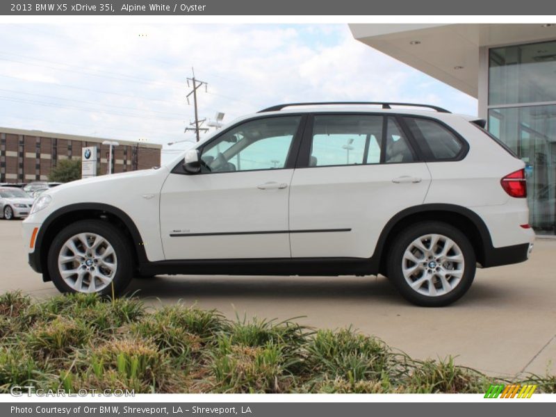 Alpine White / Oyster 2013 BMW X5 xDrive 35i