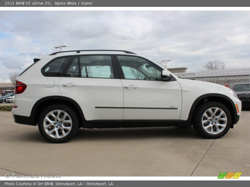 Alpine White / Oyster 2013 BMW X5 xDrive 35i