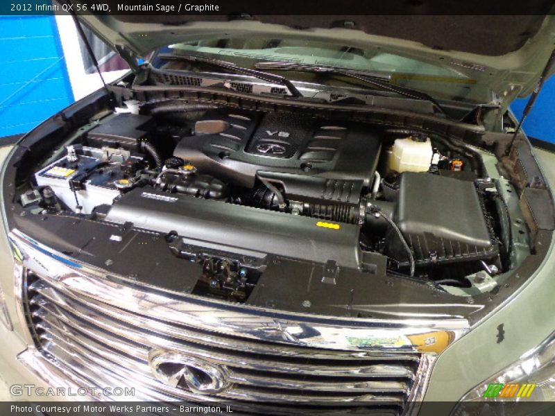 Mountain Sage / Graphite 2012 Infiniti QX 56 4WD