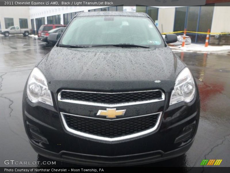 Black / Light Titanium/Jet Black 2011 Chevrolet Equinox LS AWD