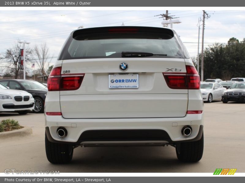 Alpine White / Oyster 2013 BMW X5 xDrive 35i