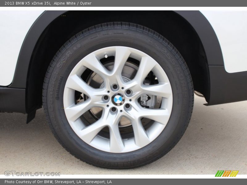 Alpine White / Oyster 2013 BMW X5 xDrive 35i