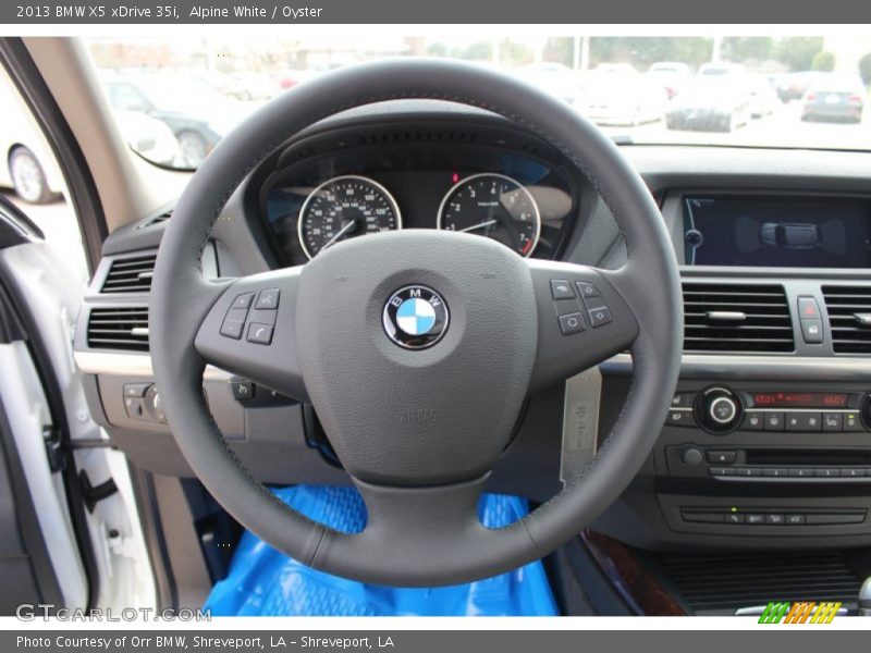 Alpine White / Oyster 2013 BMW X5 xDrive 35i