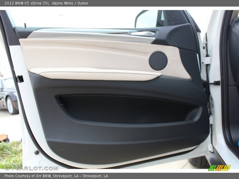 Alpine White / Oyster 2013 BMW X5 xDrive 35i