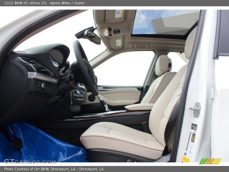 Alpine White / Oyster 2013 BMW X5 xDrive 35i