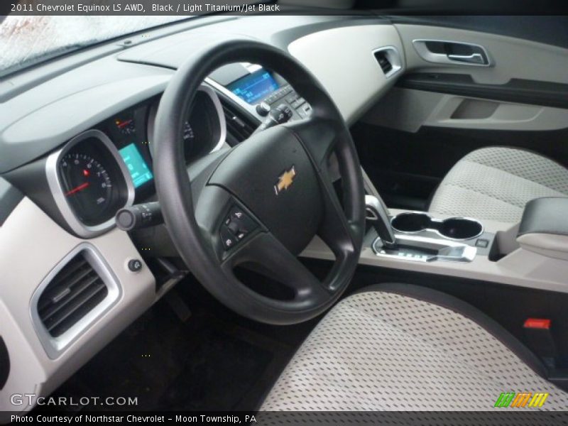 Black / Light Titanium/Jet Black 2011 Chevrolet Equinox LS AWD