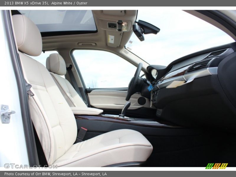 Alpine White / Oyster 2013 BMW X5 xDrive 35i