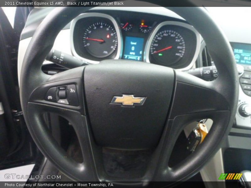 Black / Light Titanium/Jet Black 2011 Chevrolet Equinox LS AWD