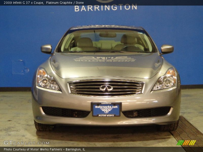 Platinum Graphite / Stone 2009 Infiniti G 37 x Coupe