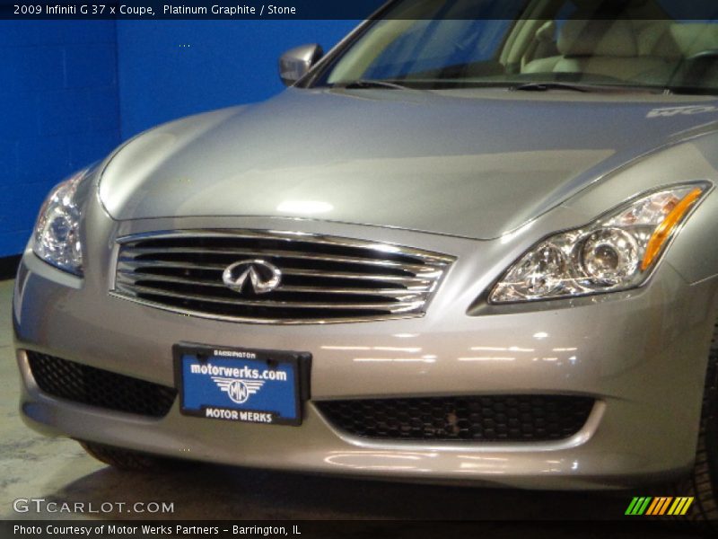 Platinum Graphite / Stone 2009 Infiniti G 37 x Coupe