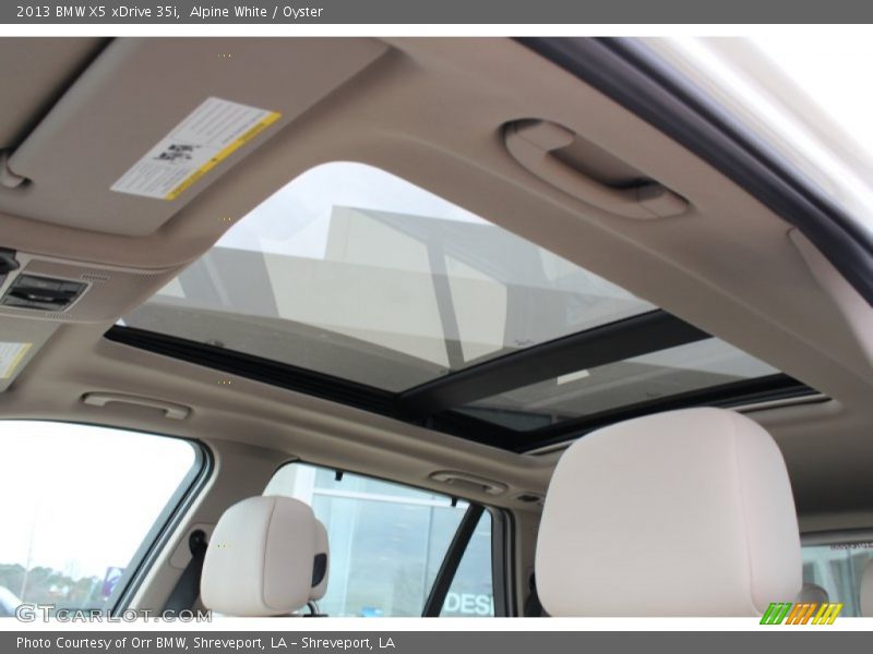 Alpine White / Oyster 2013 BMW X5 xDrive 35i