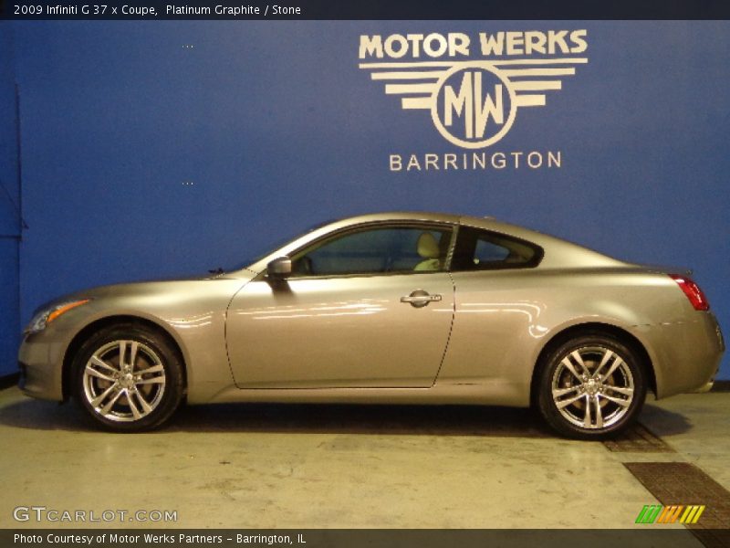 Platinum Graphite / Stone 2009 Infiniti G 37 x Coupe