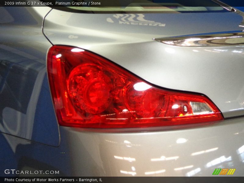 Platinum Graphite / Stone 2009 Infiniti G 37 x Coupe