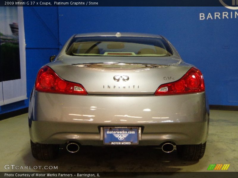 Platinum Graphite / Stone 2009 Infiniti G 37 x Coupe