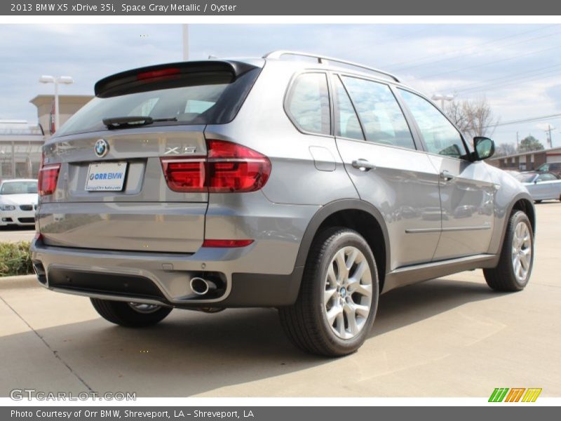 Space Gray Metallic / Oyster 2013 BMW X5 xDrive 35i