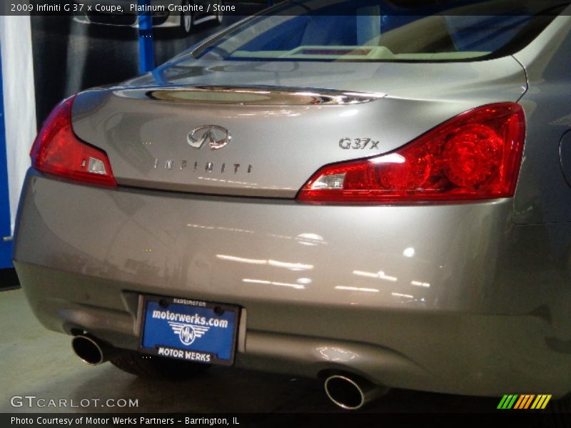 Platinum Graphite / Stone 2009 Infiniti G 37 x Coupe