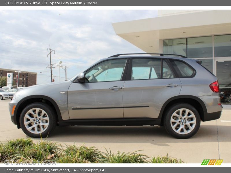Space Gray Metallic / Oyster 2013 BMW X5 xDrive 35i