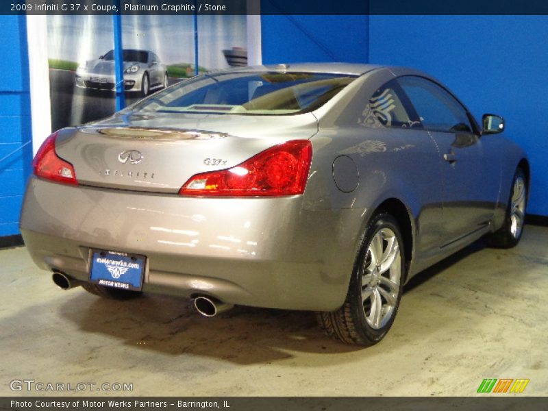 Platinum Graphite / Stone 2009 Infiniti G 37 x Coupe
