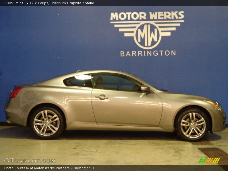 Platinum Graphite / Stone 2009 Infiniti G 37 x Coupe