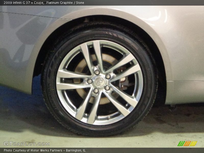 Platinum Graphite / Stone 2009 Infiniti G 37 x Coupe