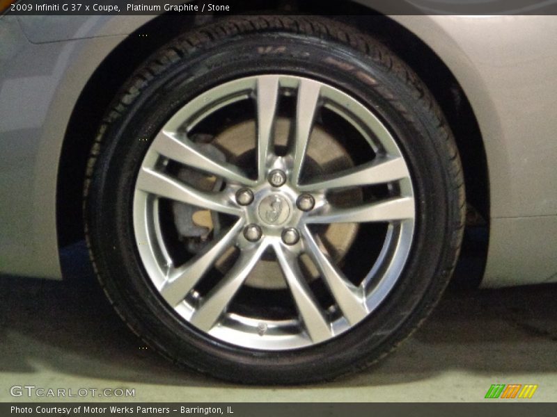 Platinum Graphite / Stone 2009 Infiniti G 37 x Coupe