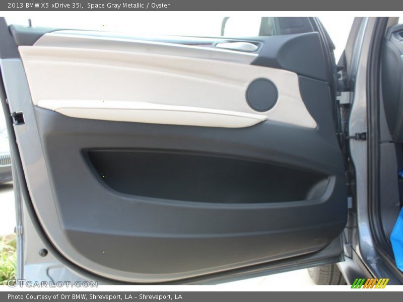 Space Gray Metallic / Oyster 2013 BMW X5 xDrive 35i