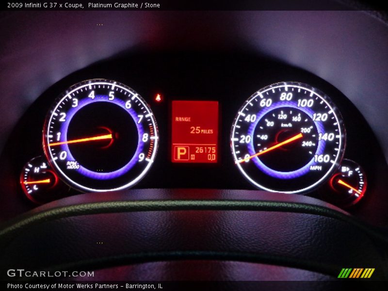Platinum Graphite / Stone 2009 Infiniti G 37 x Coupe