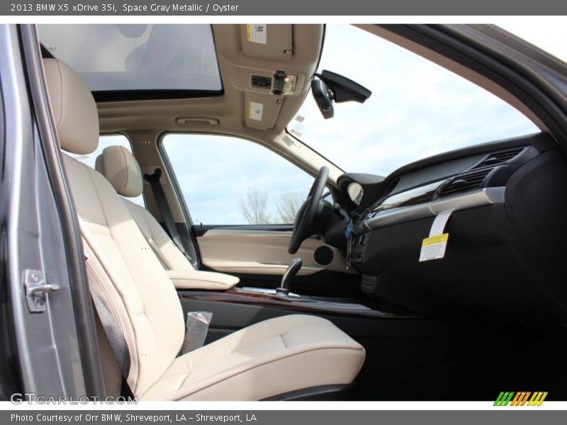 Space Gray Metallic / Oyster 2013 BMW X5 xDrive 35i