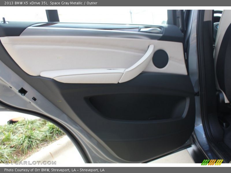 Space Gray Metallic / Oyster 2013 BMW X5 xDrive 35i