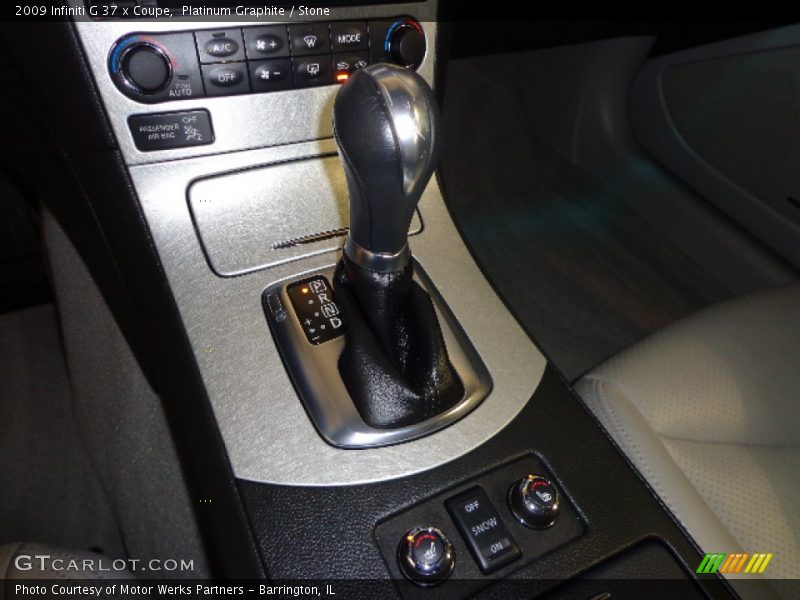 Platinum Graphite / Stone 2009 Infiniti G 37 x Coupe