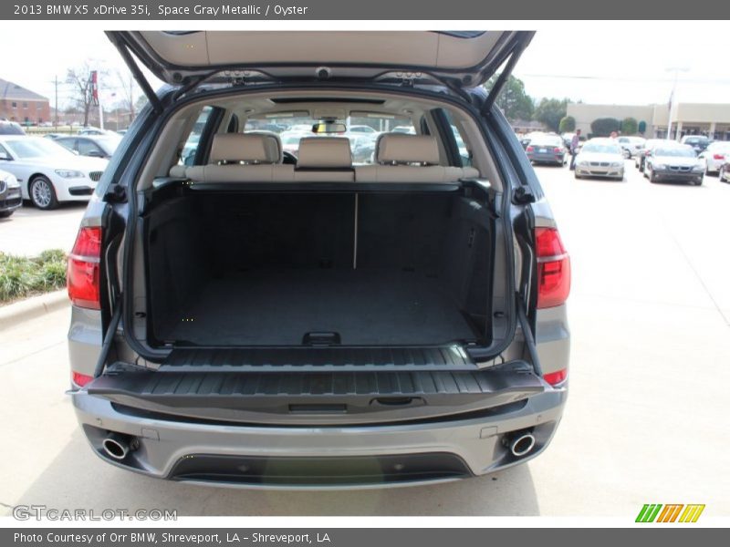 Space Gray Metallic / Oyster 2013 BMW X5 xDrive 35i