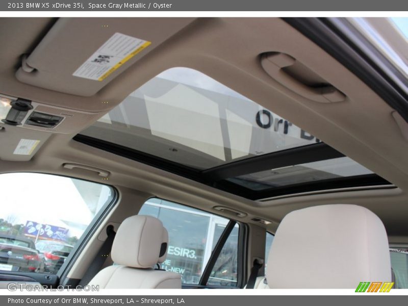 Space Gray Metallic / Oyster 2013 BMW X5 xDrive 35i