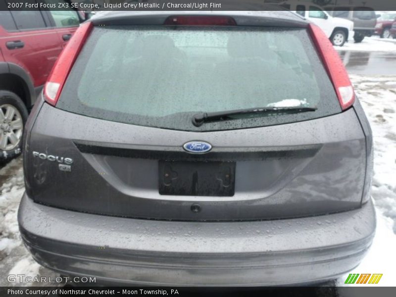 Liquid Grey Metallic / Charcoal/Light Flint 2007 Ford Focus ZX3 SE Coupe