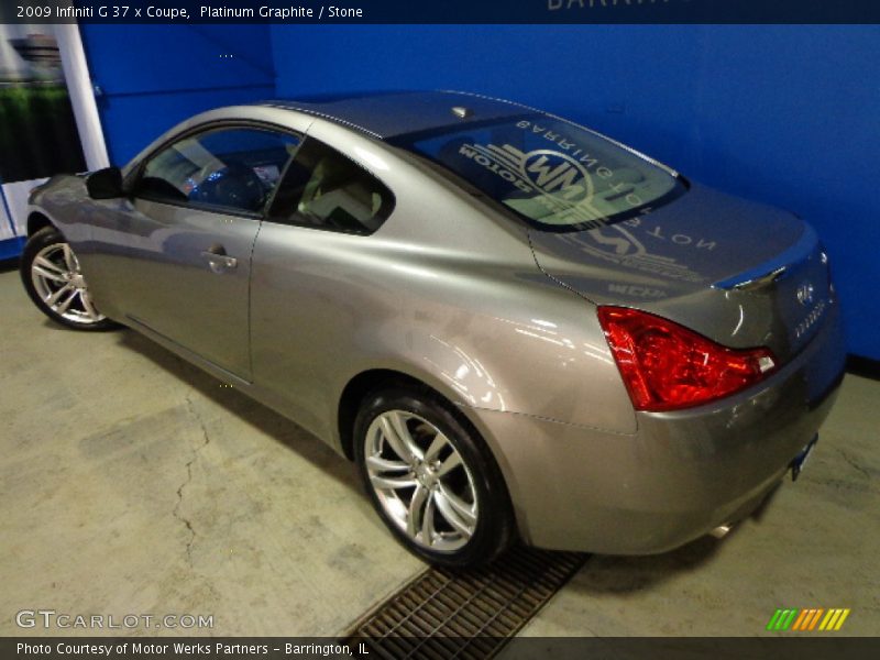 Platinum Graphite / Stone 2009 Infiniti G 37 x Coupe