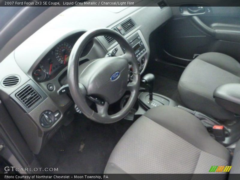 Liquid Grey Metallic / Charcoal/Light Flint 2007 Ford Focus ZX3 SE Coupe