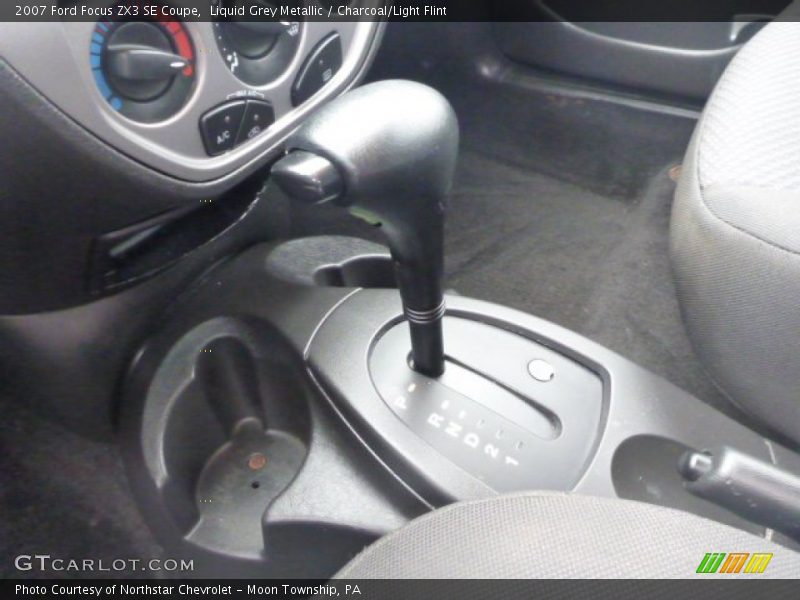 Liquid Grey Metallic / Charcoal/Light Flint 2007 Ford Focus ZX3 SE Coupe
