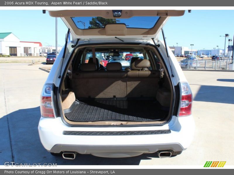 Aspen White Pearl / Saddle/Black 2006 Acura MDX Touring