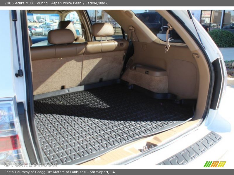 Aspen White Pearl / Saddle/Black 2006 Acura MDX Touring