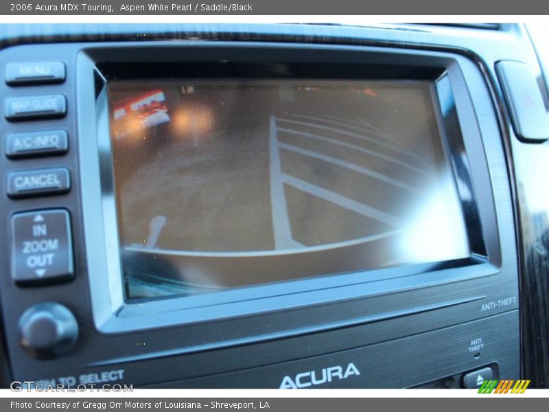 Aspen White Pearl / Saddle/Black 2006 Acura MDX Touring